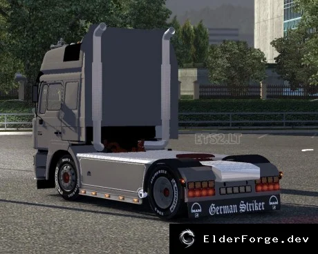 Обложка мода: MAN F2000 для Euro Truck Simulator 2 – тюнинг, интерьер и звук (версии 1.14.x)