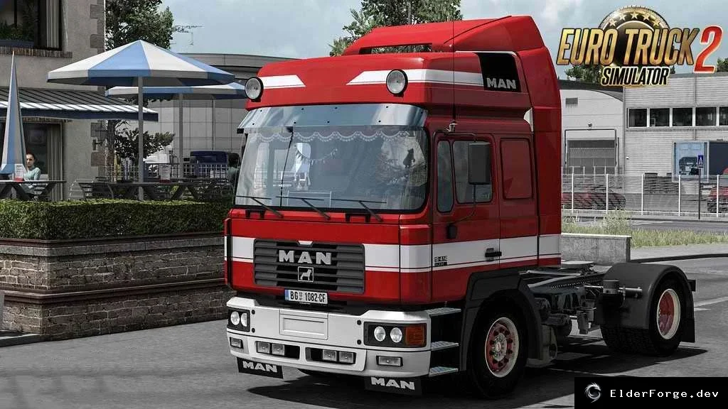 Обложка мода: MAN F2000 Evo – новый грузовик для Euro Truck Simulator 2 (ETS2)