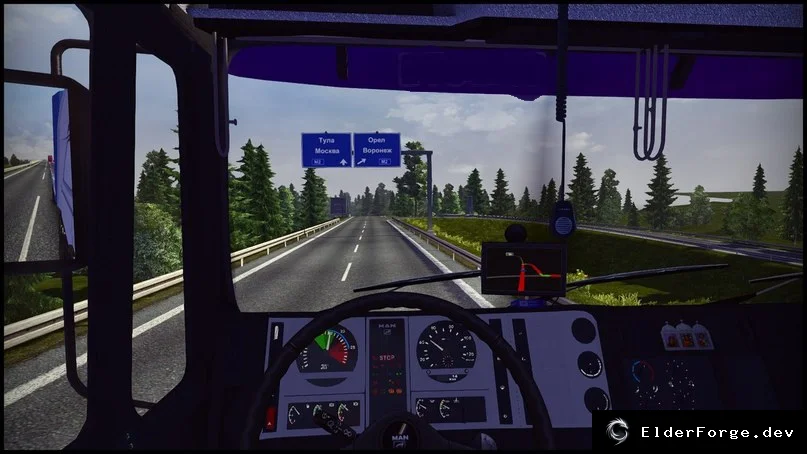 Обложка мода: MAN F2000 – обновлённый мод для Euro Truck Simulator 2 (ETS2)