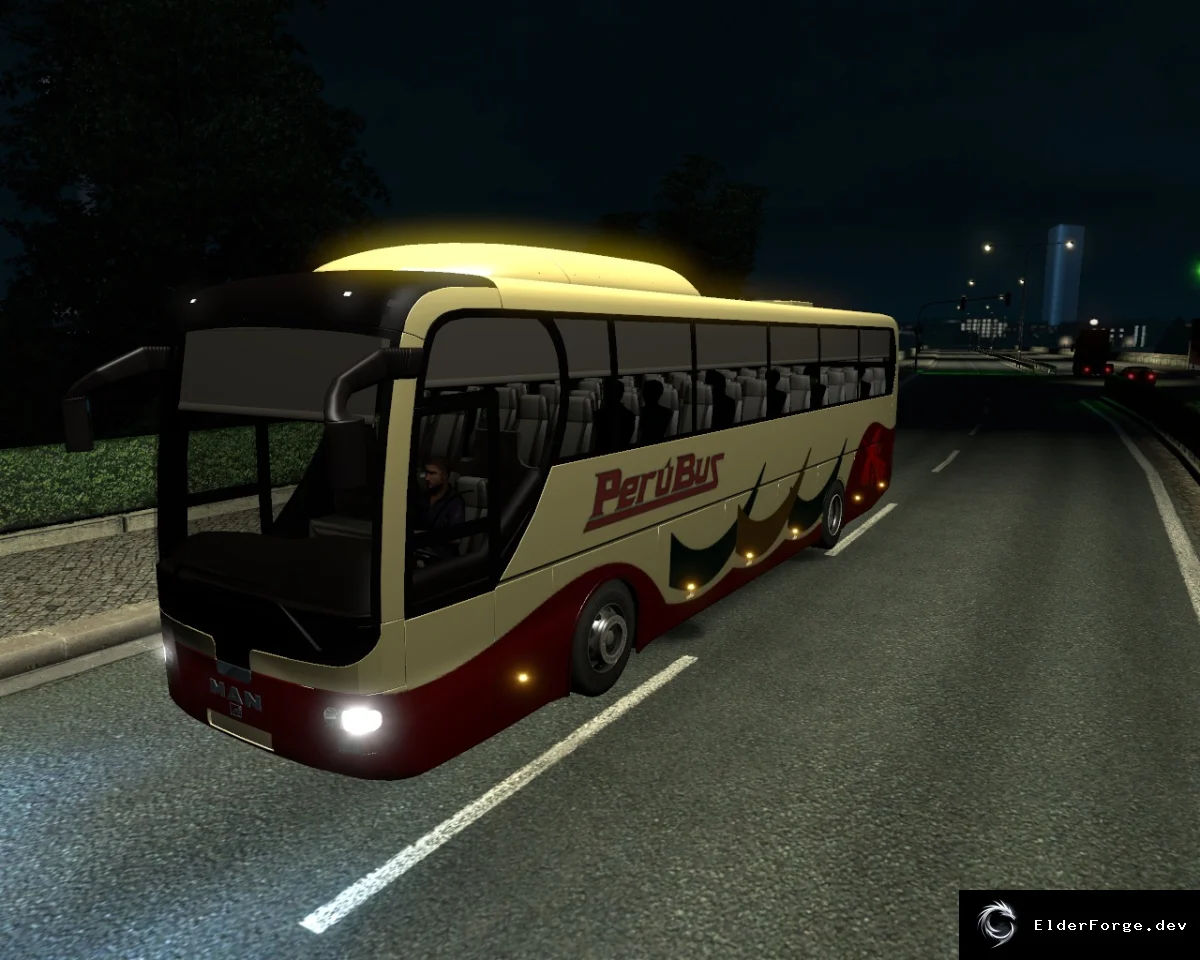 Обложка мода: Man Lion Coach – новый автобус MAN для Euro Truck Simulator 2