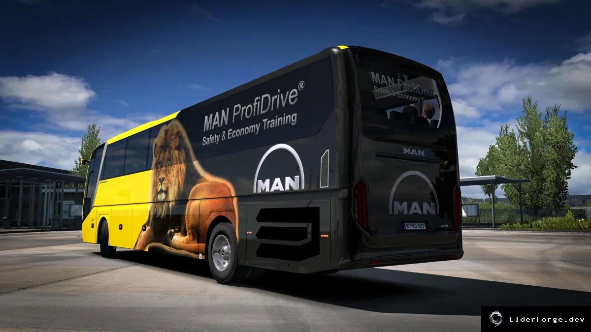 Обложка мода: Man Lion's Coach 2017 Optiview – улучшенный автокар для Euro Truck Simulator 2