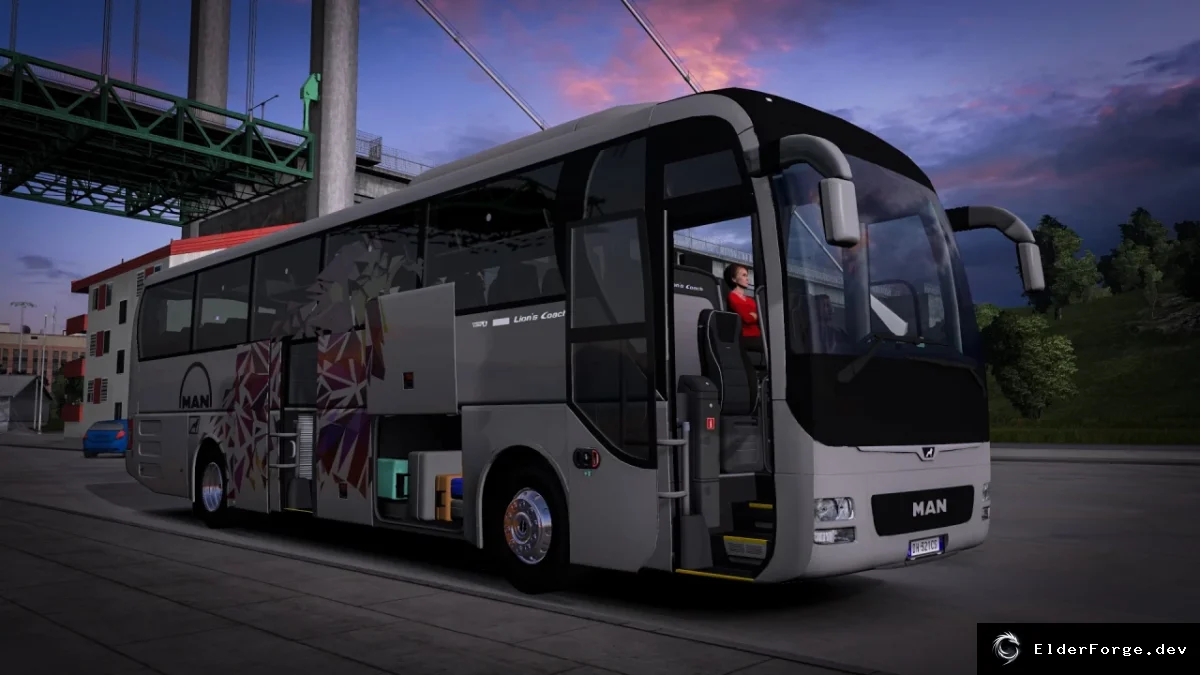 Обложка мода: Man Lion's Coach – детализированный автобус для Euro Truck Simulator 2 (v1.38)