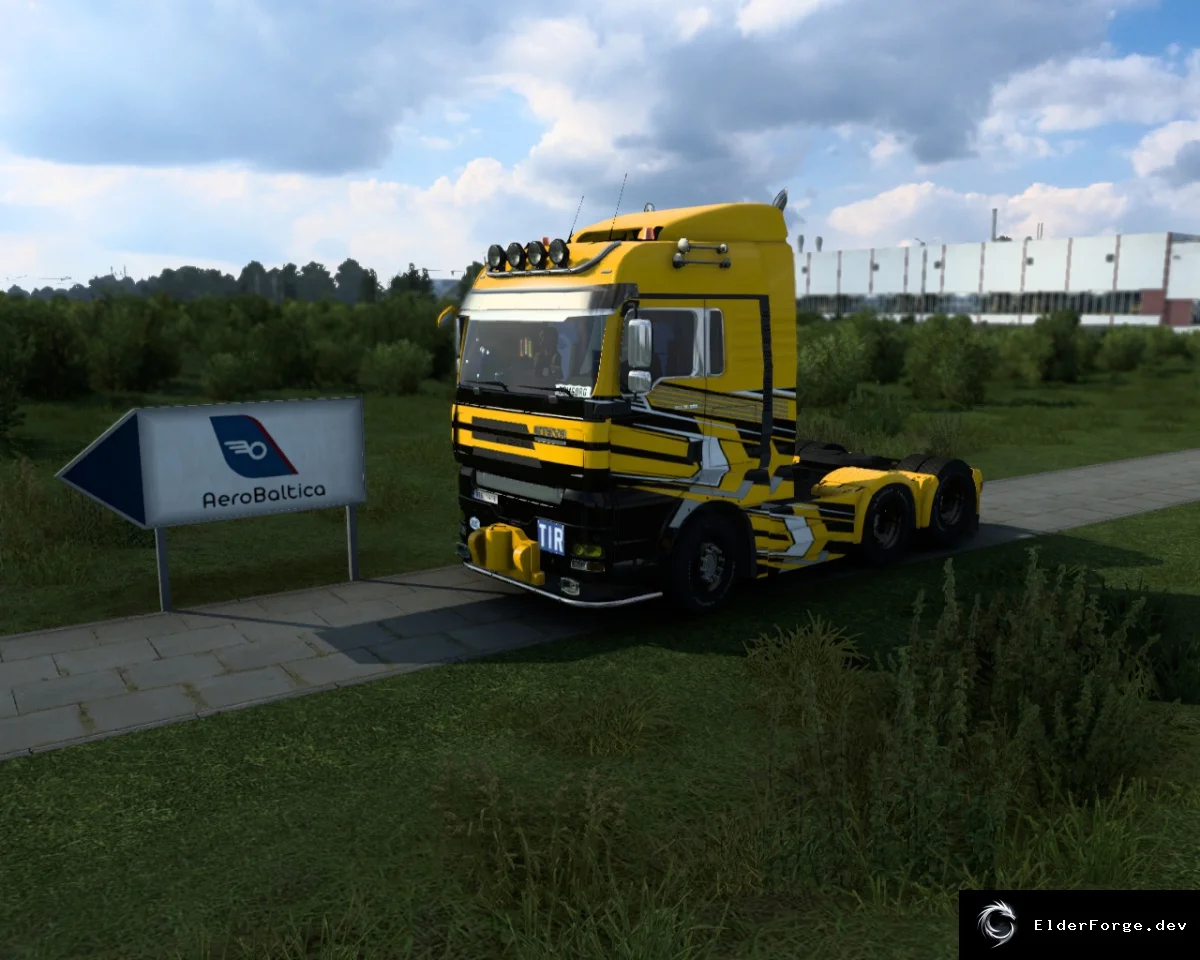 Обложка мода: MAN TGA – реалистичный тягач для Euro Truck Simulator 2 (ETS2) v1.46