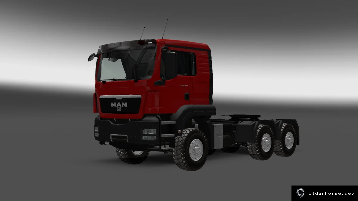 Обложка мода: MAN TGS 6x6 Heavy Off‑Road – мод для Euro Truck Simulator 2