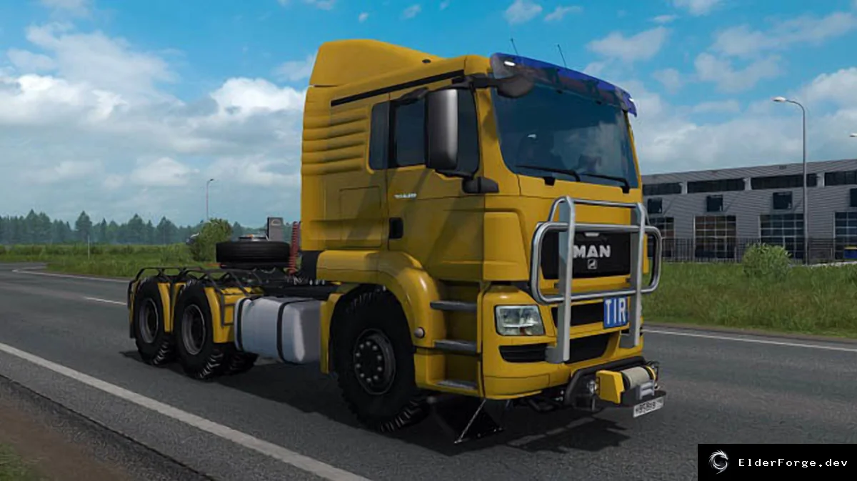 Обложка мода: MAN TGS Off Road – внедорожный грузовик для Euro Truck Simulator 2 (1.39‑1.40)