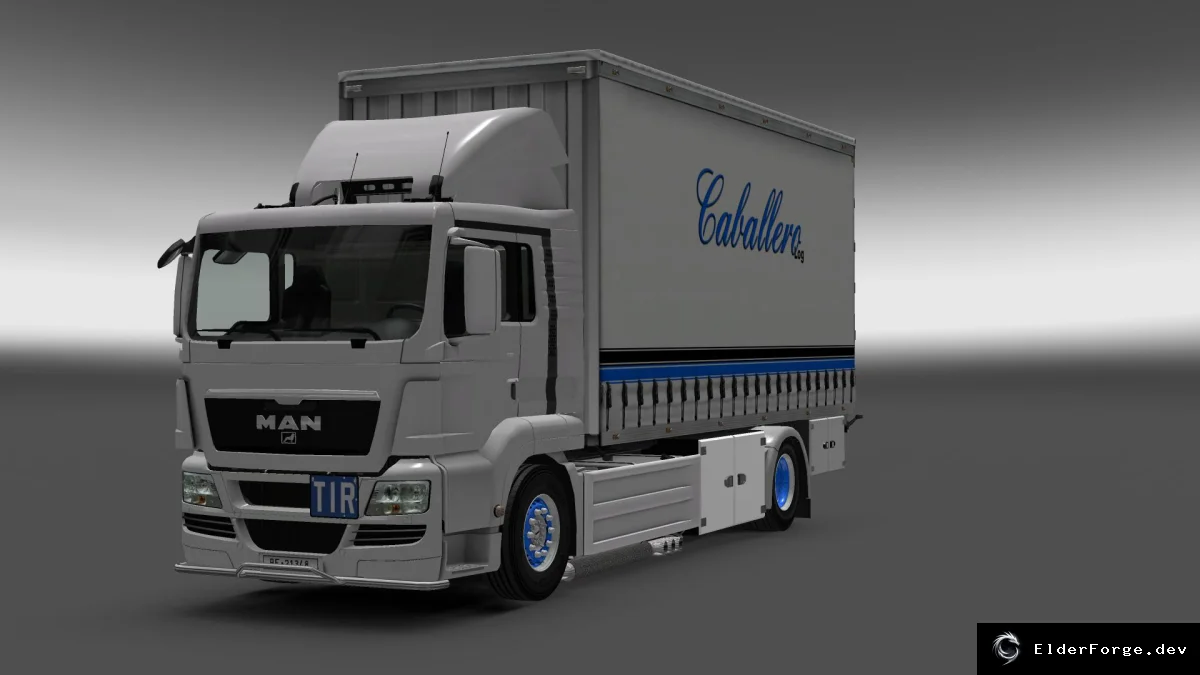 Обложка мода: MAN TGS Tandem Chassis – мод для Euro Truck Simulator 2 (v1.0)