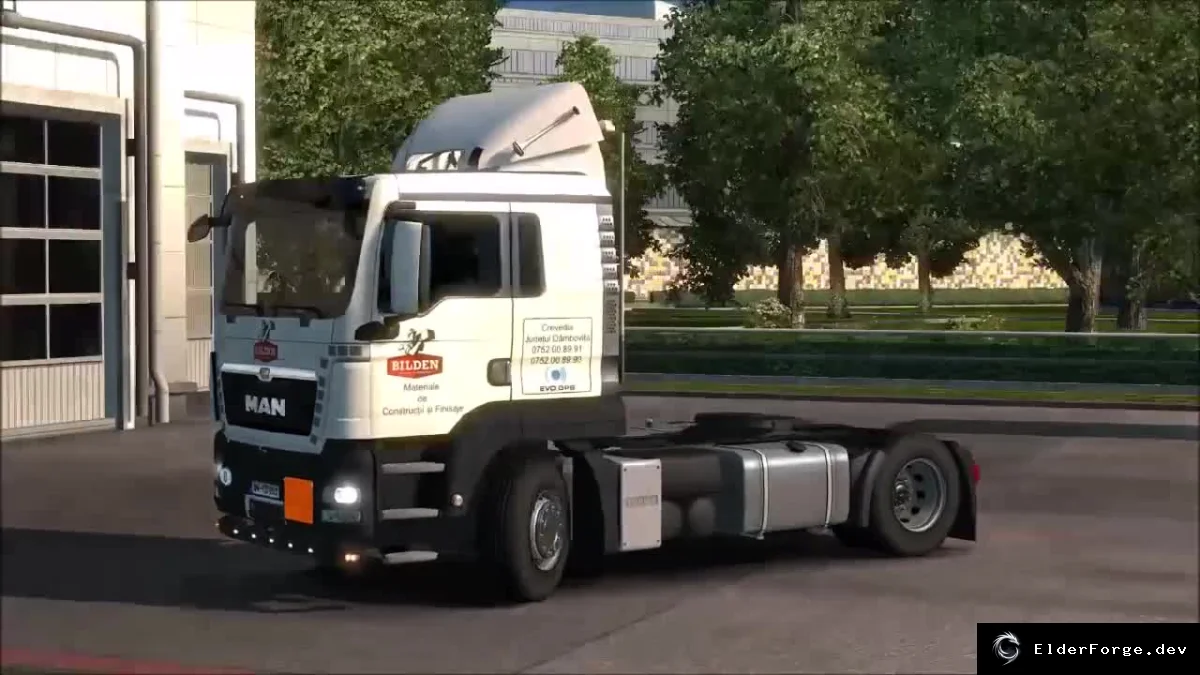 Обложка мода: MAN TGS v1.3 – полная модель грузовика для Euro Truck Simulator 2