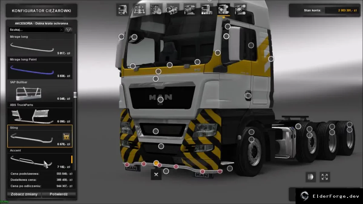 Обложка мода: MAN TGX 2010 v3.2 – полная кастомизация для Euro Truck Simulator 2