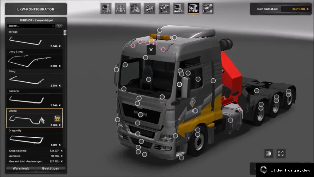 Обложка мода: MAN TGX 2010 v3.5 – полная кастомизация в Euro Truck Simulator 2