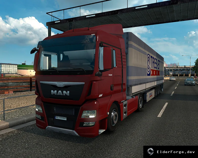 Обложка мода: MAN TGX Euro 6 v1.2 – новые спойлеры, топливные баки и детали для Euro Truck Simulator 2