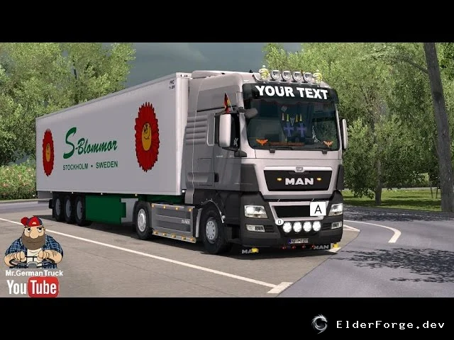 Обложка мода: Man TGX v2.4 – полная модель грузовика для Euro Truck Simulator 2