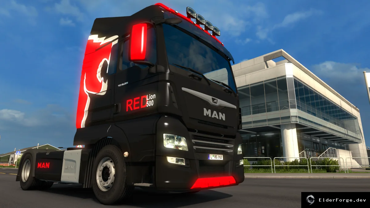 Обложка мода: MAN TGX v2.5 (DX11) – полное переосмысление грузовика для Euro Truck Simulator 2