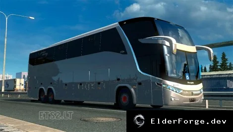 Обложка мода: Marcopolo G7 1600 LD 6×2 – новый скин автобуса для Euro Truck Simulator 2