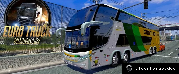 Обложка мода: Marcopoło G7 Doppeldecker – двойной автобус для Euro Truck Simulator 2