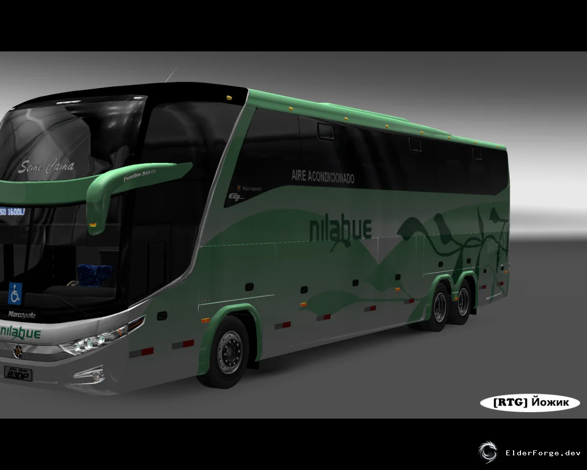 Обложка мода: Marcopoło G7 LD1600 6x2 – автобус Scania/Volvo для ETS2 + скины и шаблоны