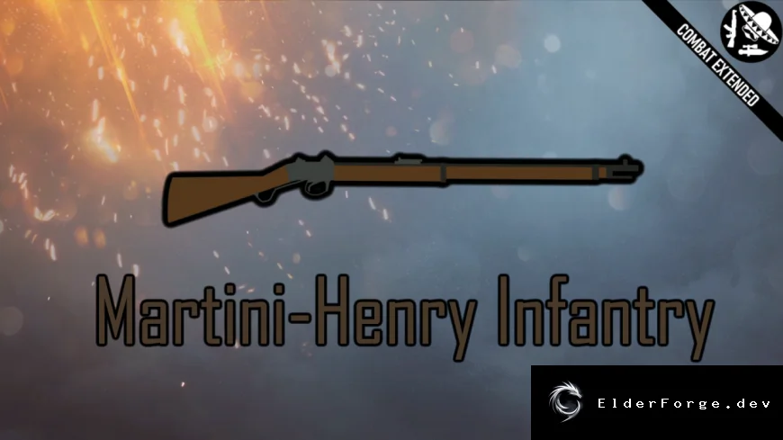 Martini‑Henry Rifle for RimWorld – историческое оружие в Combat Extended