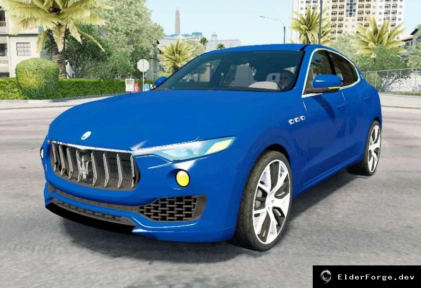Обложка мода: Maserati Levante M161 2017 – премиум кроссовер для Euro Truck Simulator 2 (ETS2)