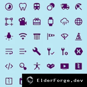 Обложка мода: Material Design Icons – новые виртуальные сигналы для Factorio
