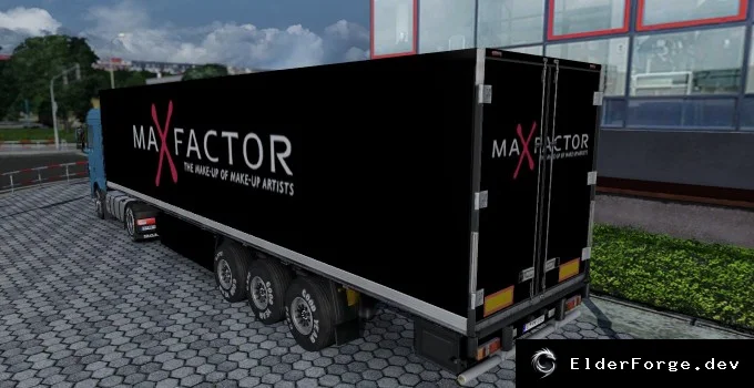 Обложка мода: MaxFactor Trailer – стильный прицеп для Euro Truck Simulator 2