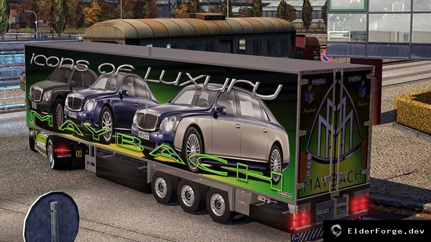 Обложка мода: Maybach Trailer для Scania R700 – новый мод для Euro Truck Simulator 2