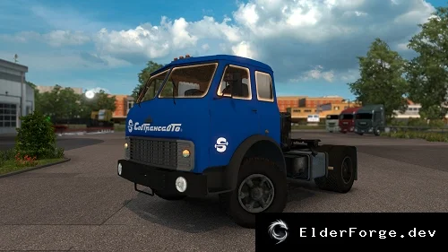 Обложка мода: MAZ 504V – реалистичный советский грузовик для Euro Truck Simulator 2