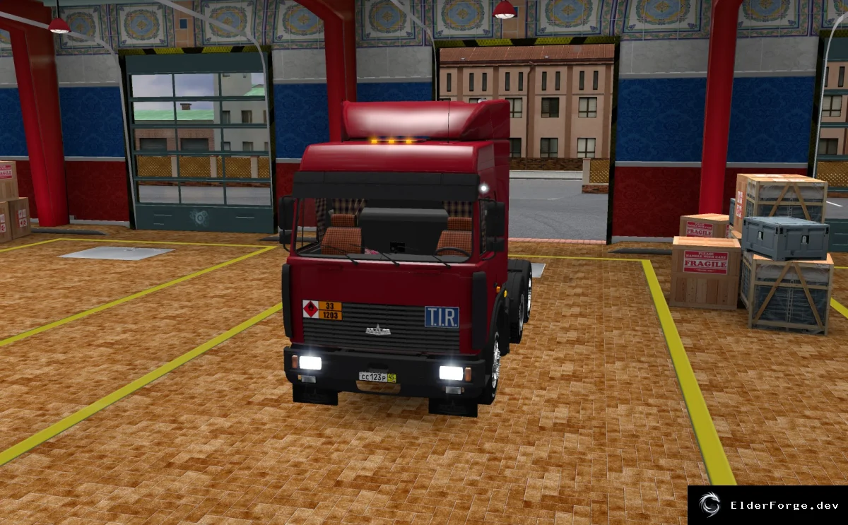 Обложка мода: Maz 5432-6422 – мод для Euro Truck Simulator 2 (ETS2) v5.0.1