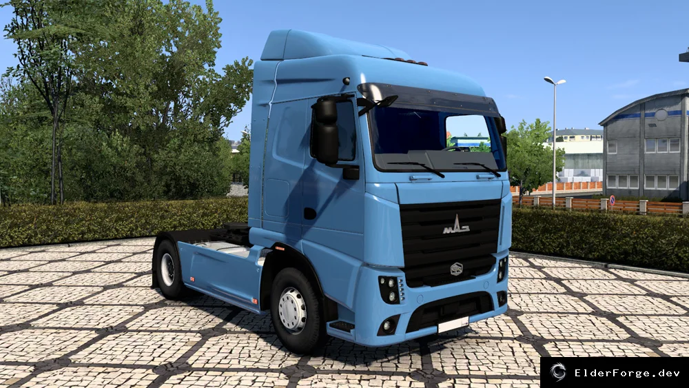 Обложка мода: MAZ 5440 M9 – новый грузовик для Euro Truck Simulator 2 (ETS2)