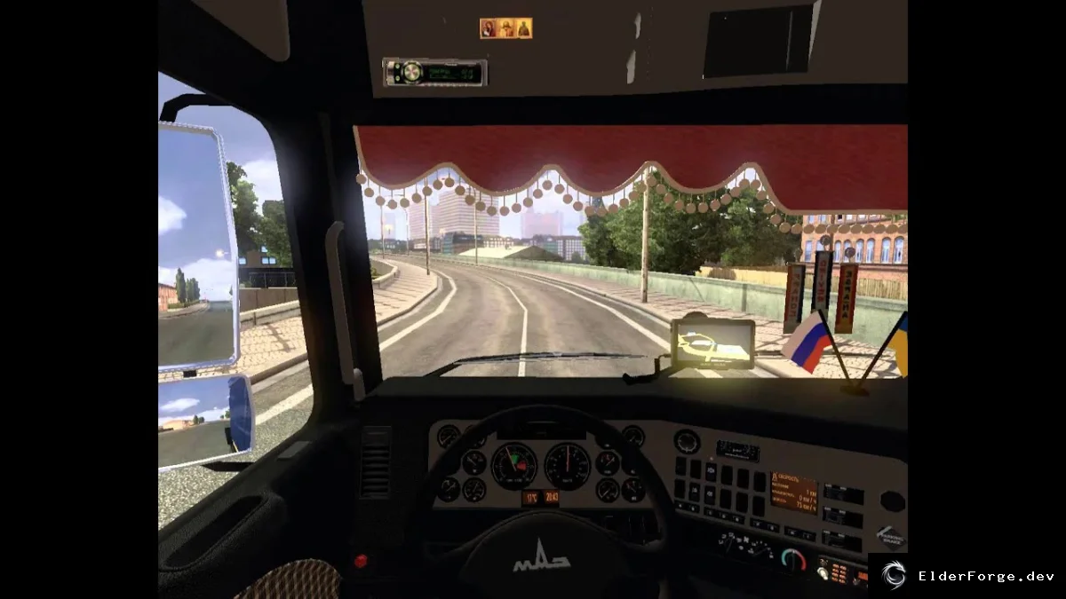 Обложка мода: MAZ 5440A9 и MAZ 632‑044 для Euro Truck Simulator 2 – новые кабины и шасси
