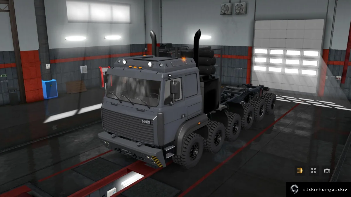 Обложка мода: MAZ Prototip – автономный грузовик для Euro Truck Simulator 2 (v1.31.x)
