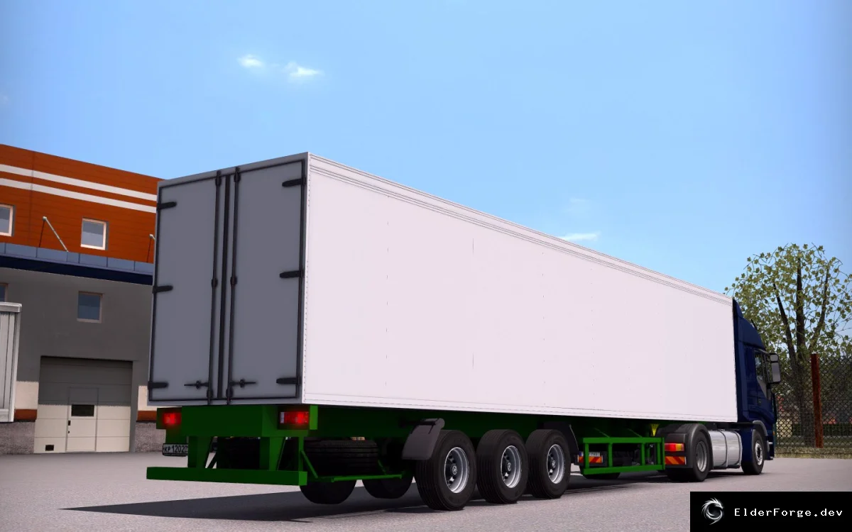 Обложка мода: Maz Reefer – новый рефрижератор для Euro Truck Simulator 2 (ETS2)