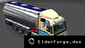 Обложка мода: MB Caffrey Pack + BDF Tandem + Actros MP4 Caffrey – новые грузовики для ETS2