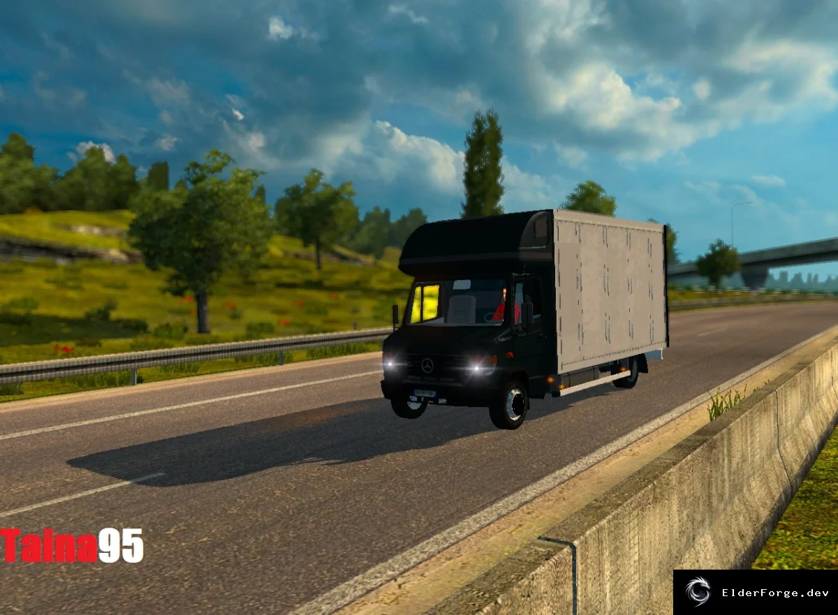 Обложка мода: MB Vario Cargo AI Traffic для Euro Truck Simulator 2 – новые AI‑грузовики