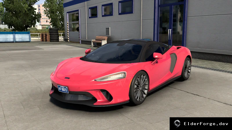 Обложка мода: McLaren GT 2020 для Euro Truck Simulator 2 – новый суперкар в ETS2