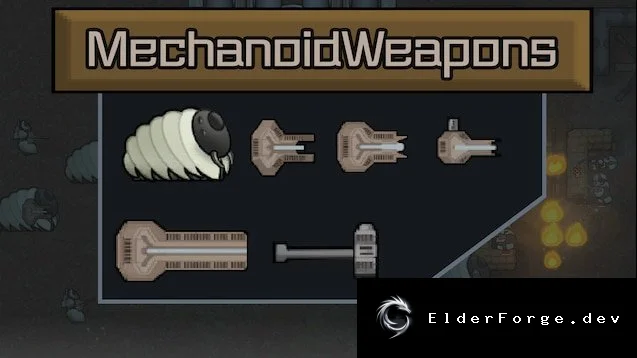 Mechanoid Weapons – Assemble: новое вооружение для механических ксенотипов в RimWorld