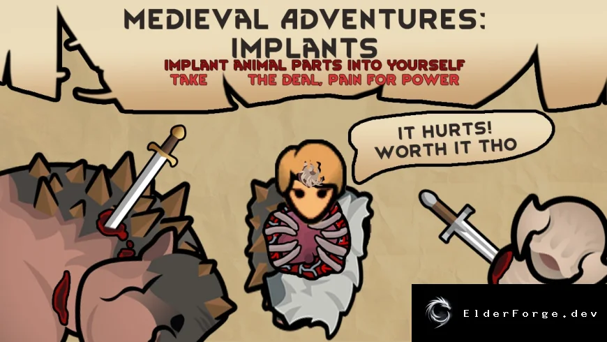 Medieval Adventures: Импланты – биологические улучшения для колонии RimWorld