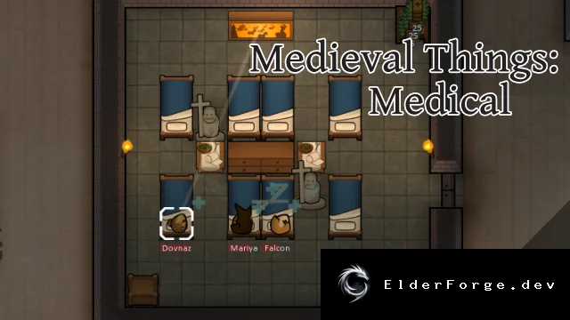 Medieval Medicine Pack – низкотехнологичная медицина для RimWorld