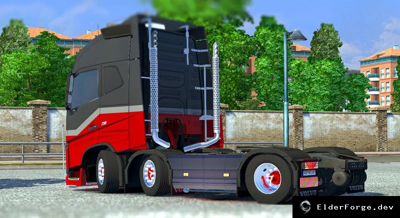 Обложка мода: Mega Tuning Mod v2.1 для Euro Truck Simulator 2 – полный набор запчастей и аксессуаров