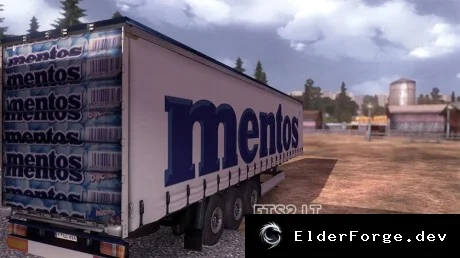 Обложка мода: Mentos Trailer – новый прицеп для Euro Truck Simulator 2