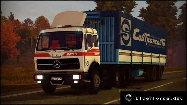 Обложка мода: Mercedes 1632 – обновлённый мод для Euro Truck Simulator 2