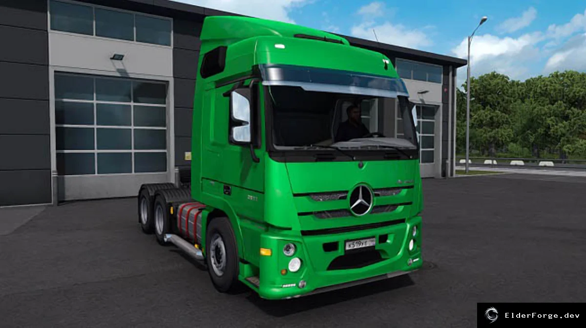 Обложка мода: Mercedes Actros 2651 Serie Especial – автономный тягач для Euro Truck Simulator 2