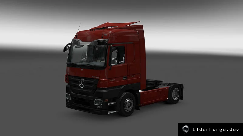 Обложка мода: Mercedes Actros MP3 Reworked – расширенный тюнинг для Euro Truck Simulator 2