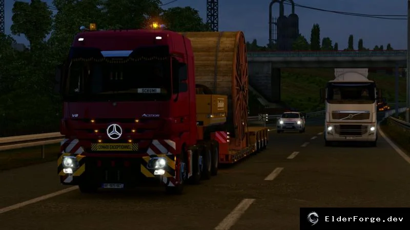 Обложка мода: Mercedes Actros MP3 Reworked v2.2 – новый тюнинг для ETS2