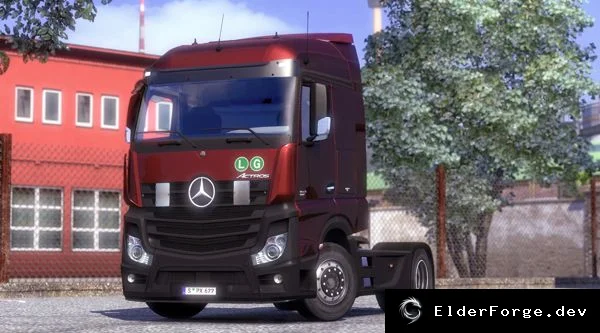 Обложка мода: Mercedes Actros MP4 4x2 v2.0 – новая модель для Euro Truck Simulator 2