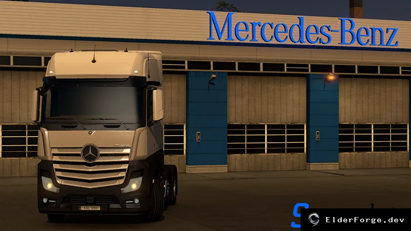Обложка мода: Mercedes Actros MPIV Standalone V2 – мод для Euro Truck Simulator 2