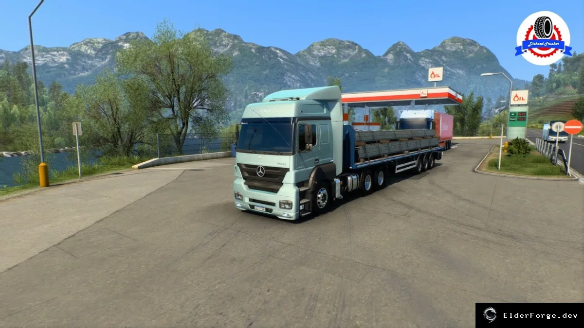 Обложка мода: Mercedes Axor 2644 v2.0 – новый грузовик для Euro Truck Simulator 2 (ETS2)