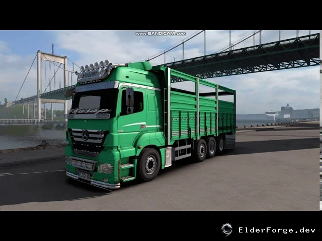 Обложка мода: Mercedes Axor 3240 Kaan Bozdemir – новый грузовик для Euro Truck Simulator 2 (v1.37‑1.38)