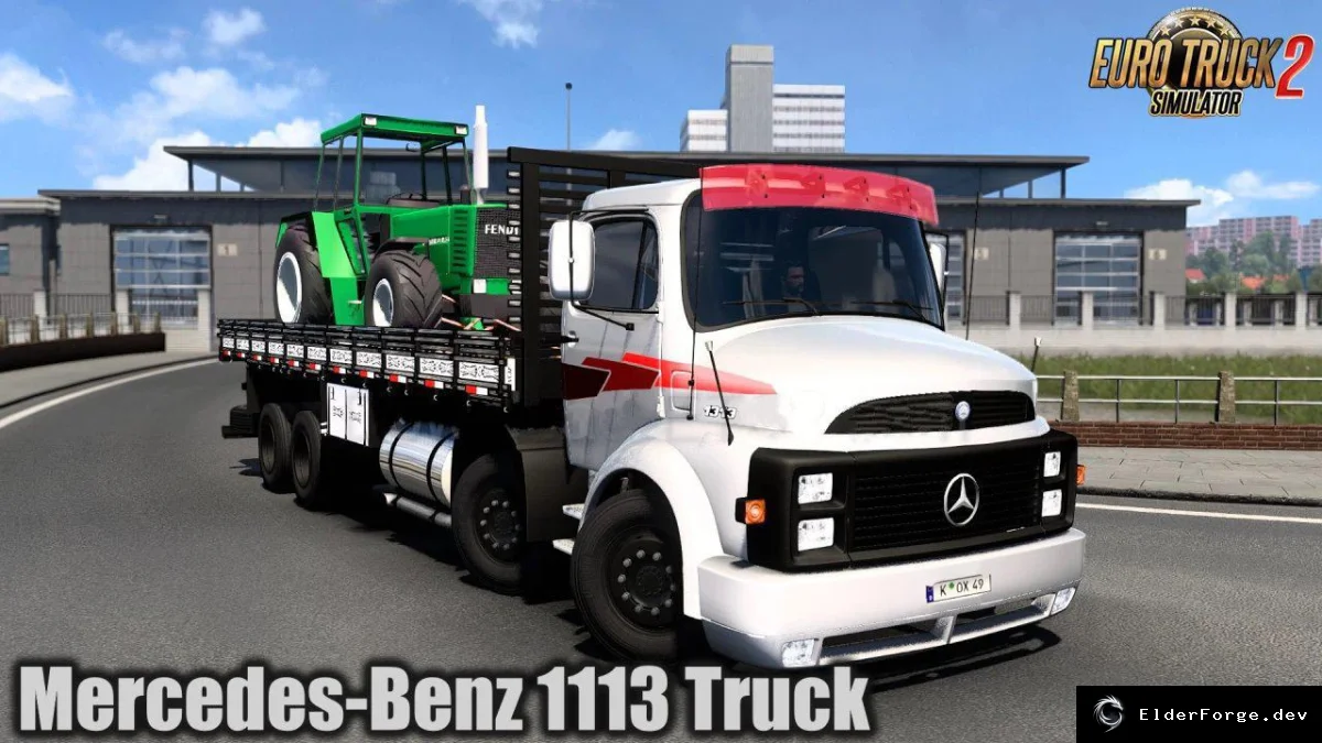 Обложка мода: Mercedes-Benz 1113 – бразильский грузовик для Euro Truck Simulator 2 (ETS2)