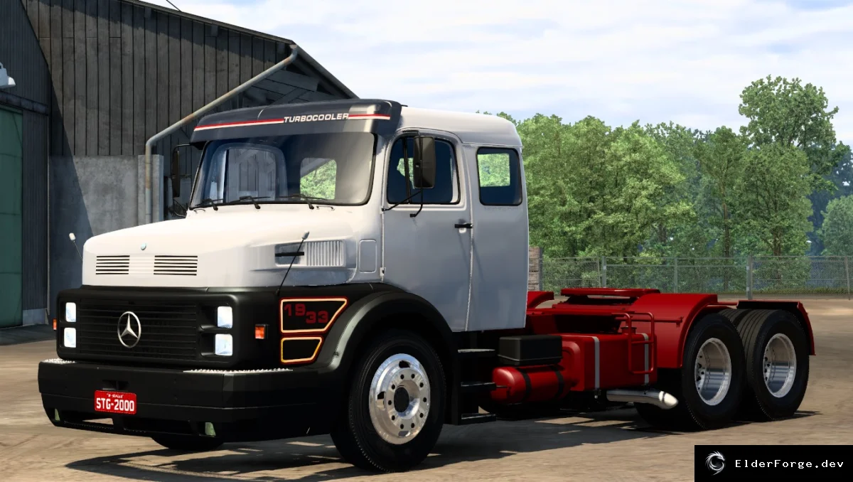 Обложка мода: Mercedes Benz 1933 – классический грузовик для Euro Truck Simulator 2