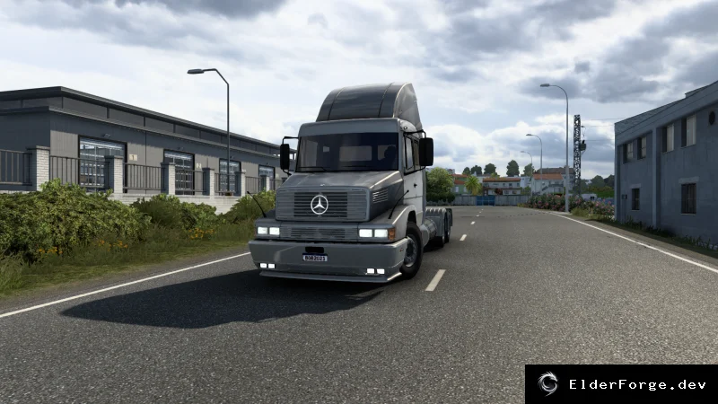 Обложка мода: Mercedes-Benz 1935 – новый грузовик для Euro Truck Simulator 2 (ETS2)