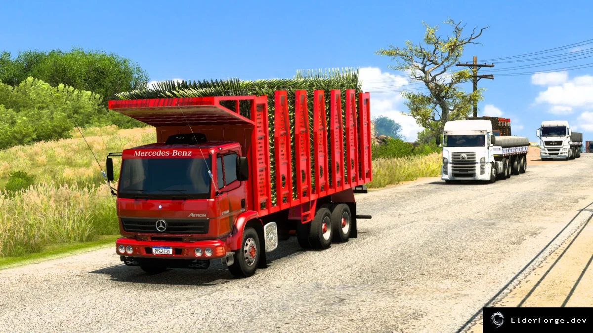 Обложка мода: Mercedes-Benz 2729 для Euro Truck Simulator 2 – новые возможности
